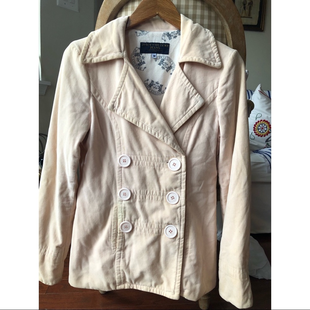 Juicy Couture Pea Coat - AMAZING FOR SPRING/FALL!